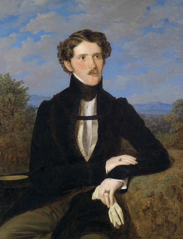 Portrait of Edward Silberstein, Ferdinand Georg Waldmuller